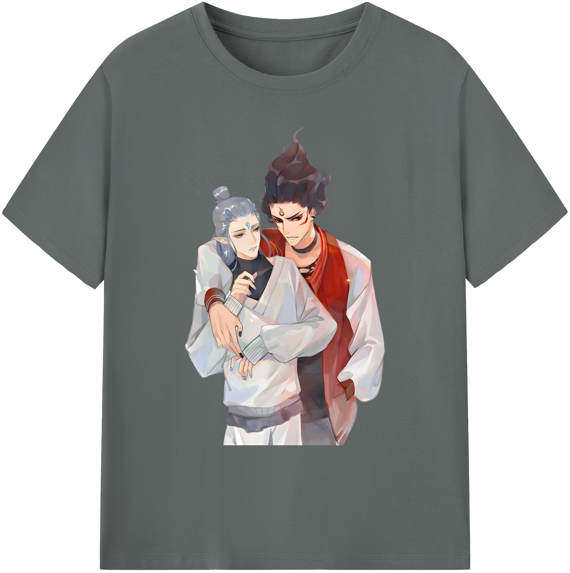 （画像用） Ne Zha 2 ナタ 魔童の大暴れ 綿100％ メンズ半袖Tシャツ｜肌触りやわらか＆通気性